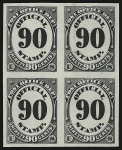 Sale 962, Lot 2153, Essays, Proofs and Specimens (Back-of-Book, group lots)