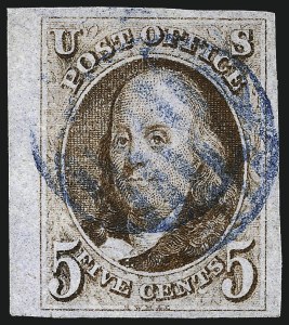 Sale 962, Lot 2181, 1847 Issue (Scott 1-4)