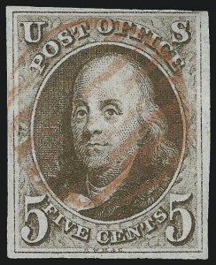 Sale 962, Lot 2202, 1847 Issue (Scott 1-4)
