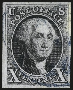 Sale 962, Lot 2220, 1847 Issue (Scott 1-4)
