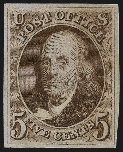 Sale 962, Lot 2221, 1847 Issue (Scott 1-4)