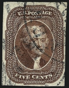 Sale 962, Lot 2241, 1851-56 Issue (Scott 5-17)