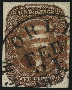 Sale 962, Lot 2244, 1851-56 Issue (Scott 5-17)