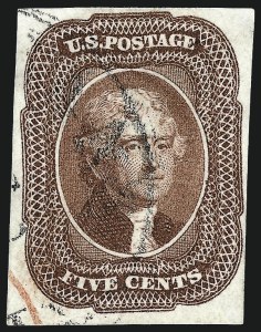 Sale 962, Lot 2245, 1851-56 Issue (Scott 5-17)