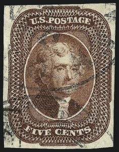 Sale 962, Lot 2246, 1851-56 Issue (Scott 5-17)