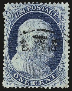 Sale 962, Lot 2270, 1857-60 Issue (Scott 18-39)