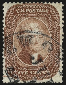 Sale 962, Lot 2273, 1857-60 Issue (Scott 18-39)