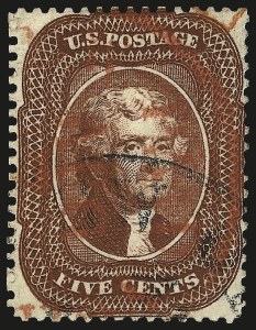 Sale 962, Lot 2278, 1857-60 Issue (Scott 18-39)