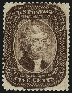 Sale 962, Lot 2279, 1857-60 Issue (Scott 18-39)