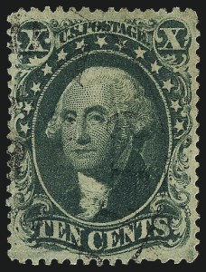 Sale 962, Lot 2287, 1857-60 Issue (Scott 18-39)