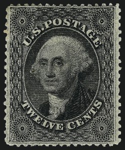 Sale 962, Lot 2291, 1857-60 Issue (Scott 18-39)