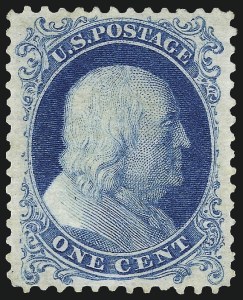 Sale 962, Lot 2299, 1875 Reprint of 1857-60 Issue (Scott 40-47)