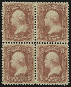 Sale 962, Lot 2322, 1861-66 Issue (Scott 62B-78)