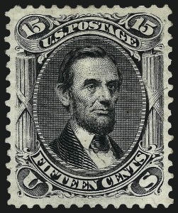 Sale 962, Lot 2371, 1875 Re-Issue of 1861-66 Issue (Scott 102-111)