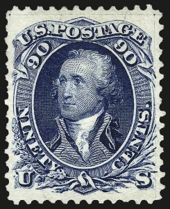 Sale 962, Lot 2377, 1875 Re-Issue of 1861-66 Issue (Scott 102-111)