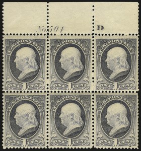 Sale 962, Lot 2465, 1870-88 Bank Note Issues (Scott 134-218)