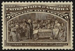 Sale 962, Lot 2492, Columbian Issue (Scott 230-245)
