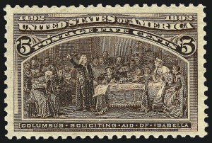 Sale 962, Lot 2494, Columbian Issue (Scott 230-245)