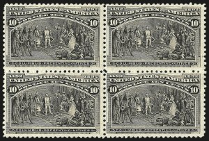 Sale 962, Lot 2500, Columbian Issue (Scott 230-245)