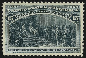 Sale 962, Lot 2503, Columbian Issue (Scott 230-245)