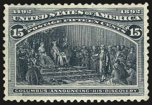 Sale 962, Lot 2504, Columbian Issue (Scott 230-245)