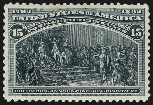 Sale 962, Lot 2506, Columbian Issue (Scott 230-245)
