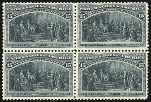Sale 962, Lot 2507, Columbian Issue (Scott 230-245)