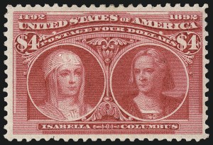 Sale 962, Lot 2523, Columbian Issue (Scott 230-245)