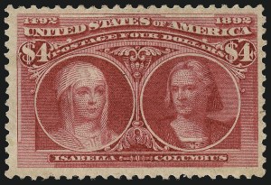 Sale 962, Lot 2524, Columbian Issue (Scott 230-245)