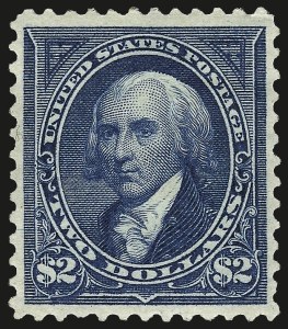 Sale 962, Lot 2560, 1894-98 Bureau Issues (Scott 246-284), $2.00 Bright Blue (277) Sale 962, Lot 2560, 1894-98 Bureau Issues (Scott 246-284)