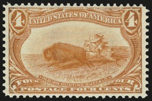 Sale 962, Lot 2576, Trans-Mississippi Issue (Scott 285-293), 4c Trans-Mississippi (287) Sale 962, Lot 2576, Trans-Mississippi Issue (Scott 285-293)