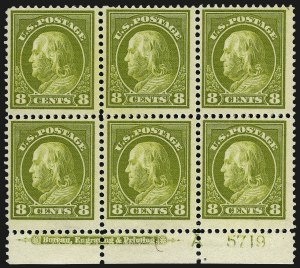Sale 962, Lot 2714, 1912-23 Issues (Scott 405-524)