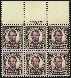 Sale 962, Lot 2846, 1922-26 and Later Issues (Scott 551-599A)