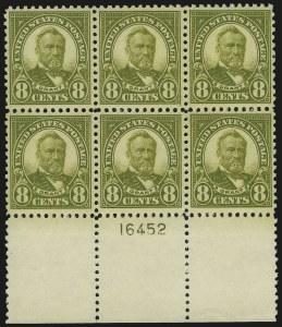 Sale 962, Lot 2849, 1922-26 and Later Issues (Scott 551-599A)