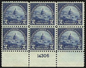 Sale 962, Lot 2864, 1922-26 and Later Issues (Scott 551-599A), $2.00 Deep Blue (572) Sale 962, Lot 2864, 1922-26 and Later Issues (Scott 551-599A)
