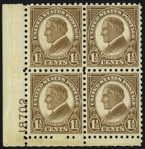 Sale 962, Lot 2873, 1922-26 and Later Issues (Scott 551-599A)