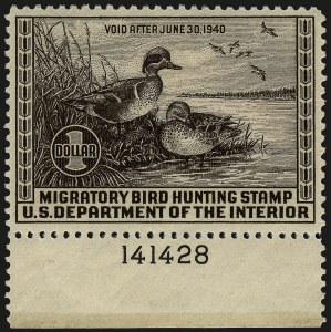 Sale 962, Lot 3069, Hunting Permits