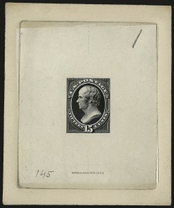 Sale 967, Lot 4028, Essays, Proofs and Specimens