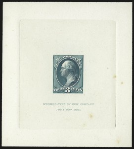 Sale 967, Lot 4031, Essays, Proofs and Specimens