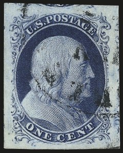 Sale 967, Lot 4088, 1851-56 Issue (Scott 5-17)