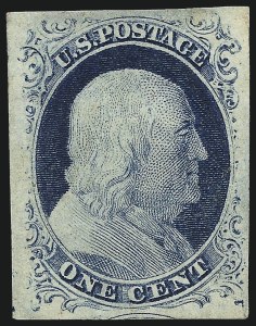 Sale 967, Lot 4093, 1851-56 Issue (Scott 5-17)
