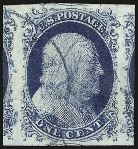 Sale 967, Lot 4094, 1851-56 Issue (Scott 5-17)