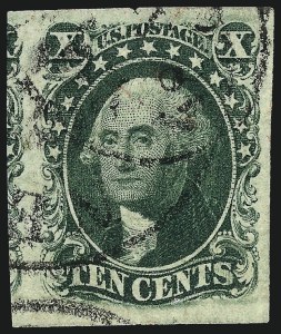 Sale Number 967, Lot Number 4103, 1851-56 Issue (Scott 5-17) Sale Number 967, Lot Number 4103, 1851-56 Issue (Scott 5-17)