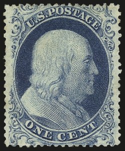 Sale 967, Lot 4111, 1857-60 Issue (Scott 18-39)
