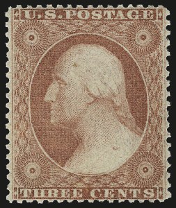 Sale 967, Lot 4125, 1857-60 Issue (Scott 18-39)