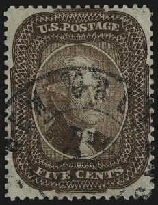Sale 967, Lot 4131, 1857-60 Issue (Scott 18-39)