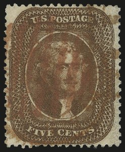 Sale 967, Lot 4134, 1857-60 Issue (Scott 18-39)