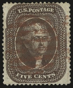 Sale 967, Lot 4137, 1857-60 Issue (Scott 18-39)