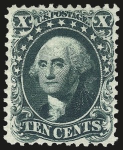 Sale 967, Lot 4157, 1875 Reprint of 1857-60 Issue (Scott 40-47)