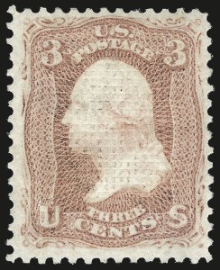 Sale 967, Lot 4185, 1867-68 Grilled Issue (Scott 79-101), including the 10c Z Grill
